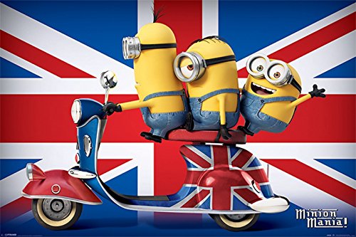 Film-Poster-Artland-ein--Poster-Filmposter-Ich-Einfach-unverbesserlich-MinionsMinion-Mania-Gre-61-x-915-x-01-cm-0
