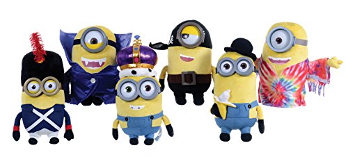 MINION-Hemd-Hippie-Plsch-28cm-Minion-mit-Kunststoff-Augen-0-0