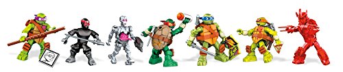 Mattel Mega Bloks DMX21 Teenage Mutant Ninja Turtles Mikro-Aktions-Figuren Blindpack sortiert