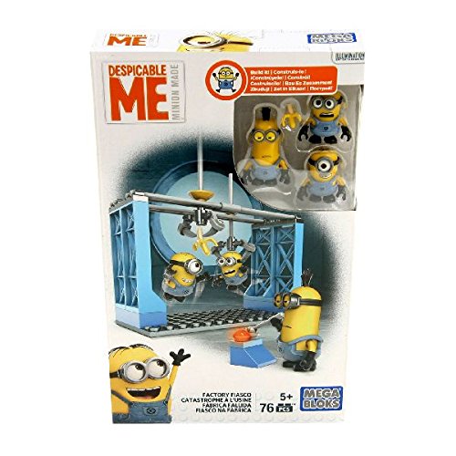 Mega-Bloks-MinionS-Figures-Set-Of-3-With-Accessories-Factory-Fiasco-Dkx76-0